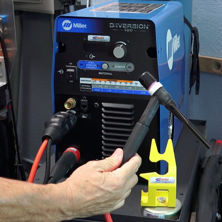 Add a water-cooled TIG torch to your Miller Diversion welding machine