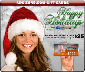 Arc-Zone Holiday Gift Cards For Welders