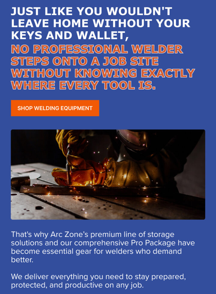 Elite Welding Gear + The Perfect Way to Pack It!