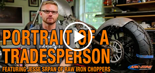 Jesse Srpan of Raw Iron Choppers - PORTRAIT OF A TRADESPERSON